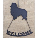SHETLAND SHEEPDOG WELCOME SIGN